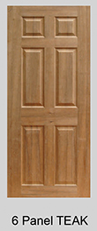 6 Panal TEAK